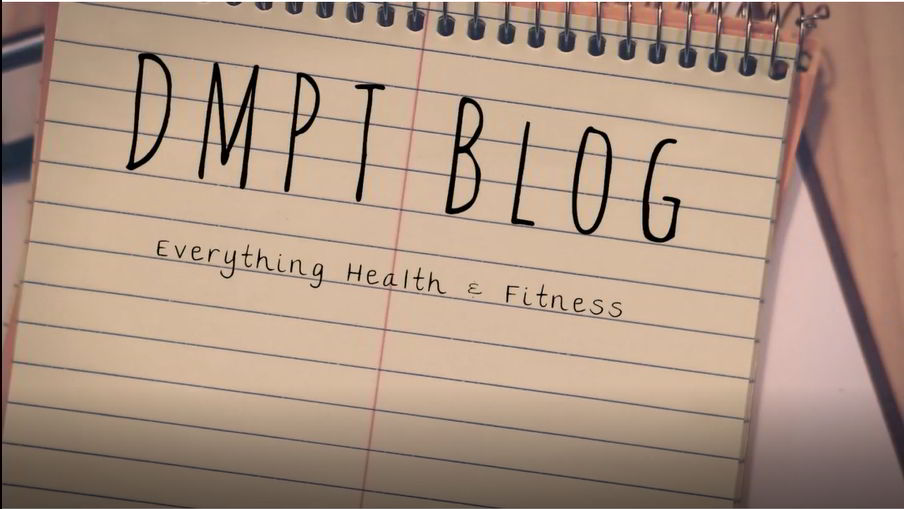 image of spiral bound notebook with text about DMPT Blog